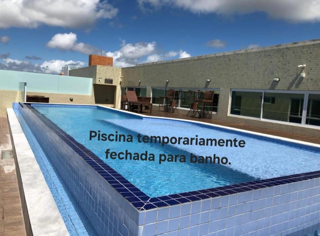 Confortavel Flat Com Piscina De Borda Infinita Na Cobertura Cabedelo Exteriér fotografie